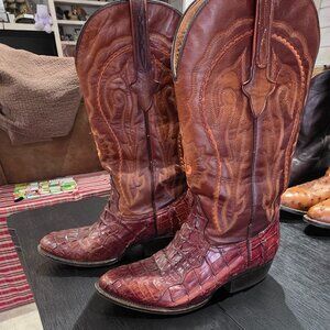 Item # Boot 1 Mens Crocodile/Alligator  leather boot Cuadra Made in Mexico Size